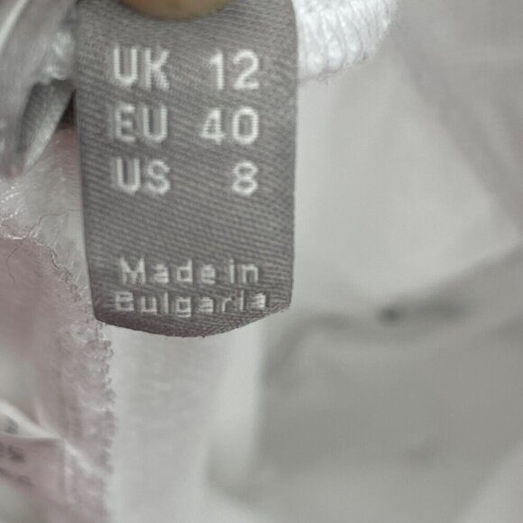 ASOS White Joggers Women's Size 8 - Picture 5 of 7